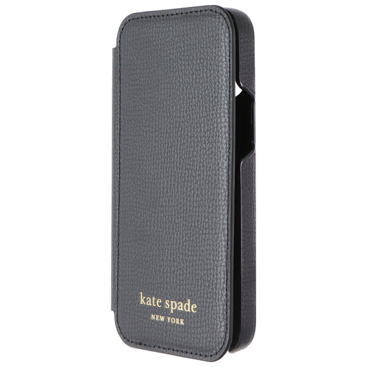 Kate Spade New York Wrap Folio Case for iPhone 12 mini - Black Cell Phone - Cases, Covers & Skins Kate Spade New York - Simple Cell Bulk Wholesale Pricing - USA Seller