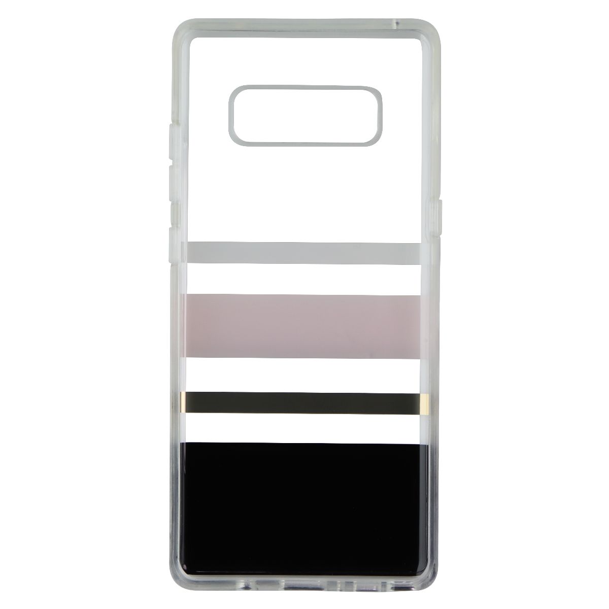 Kate Spade Flexible Hardshell Case for Galaxy Note8 - Pink/Gold/Blk/Clear Stripe Cell Phone - Cases, Covers & Skins Kate Spade    - Simple Cell Bulk Wholesale Pricing - USA Seller