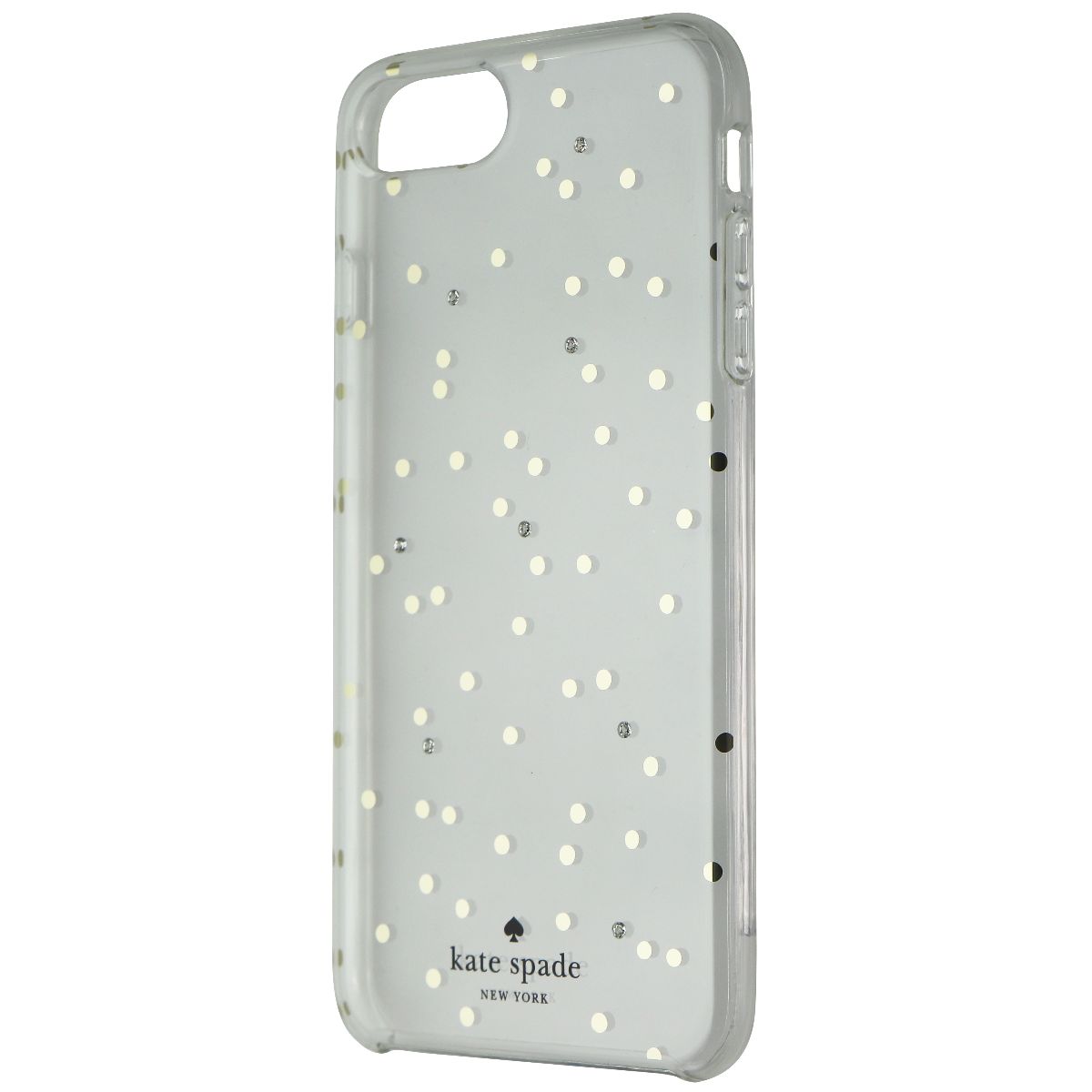 Kate Spade Protective Hardshell Case for iPhone 8 Plus/7 Plus - Gold Dots/Clear Cell Phone - Cases, Covers & Skins Kate Spade New York    - Simple Cell Bulk Wholesale Pricing - USA Seller