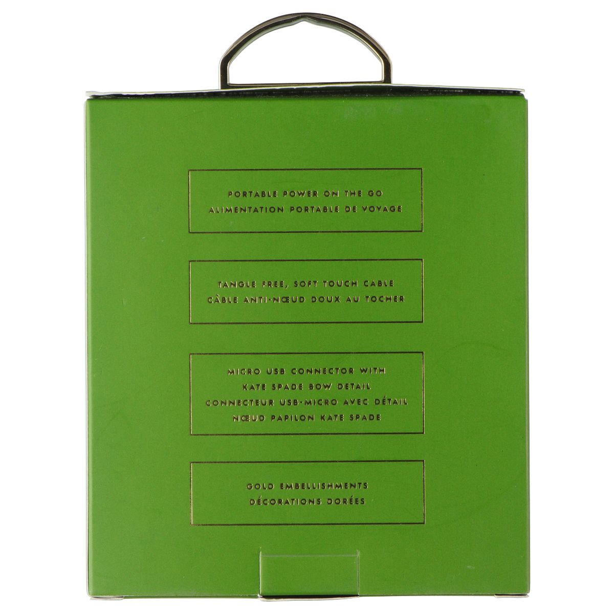 Kate Spade New York (3.3-Ft) Charge/Sync Micro-USB Cable - Pink/Black Cell Phone - Cables & Adapters Kate Spade New York - Simple Cell Bulk Wholesale Pricing - USA Seller