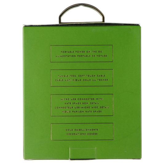 Kate Spade New York (3.3-Ft) Charge/Sync Micro-USB Cable - Pink/Black Cell Phone - Cables & Adapters Kate Spade New York - Simple Cell Bulk Wholesale Pricing - USA Seller