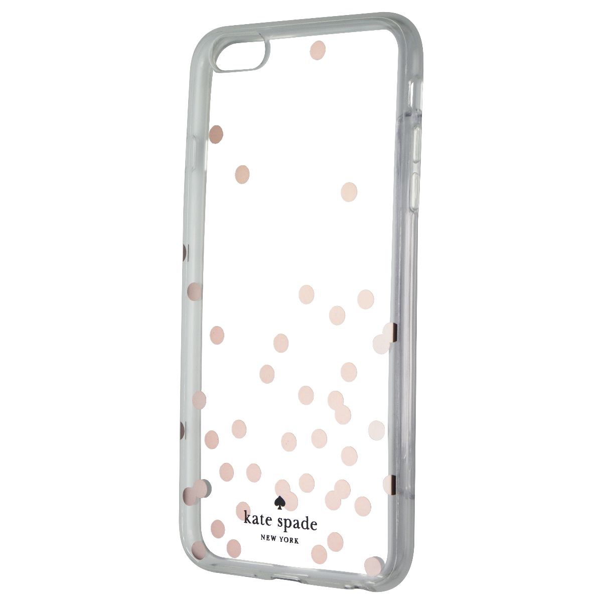 Kate Spade New York Case Cover iPhone 6s Plus 6 Plus - Clear / Rose Gold Dots Cell Phone - Cases, Covers & Skins Kate Spade - Simple Cell Bulk Wholesale Pricing - USA Seller