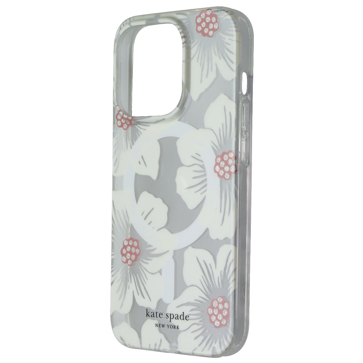 Kate Spade Case for MagSafe for Apple iPhone 15 Pro - Hollyhock Cream Cell Phone - Cases, Covers & Skins Kate Spade - Simple Cell Bulk Wholesale Pricing - USA Seller