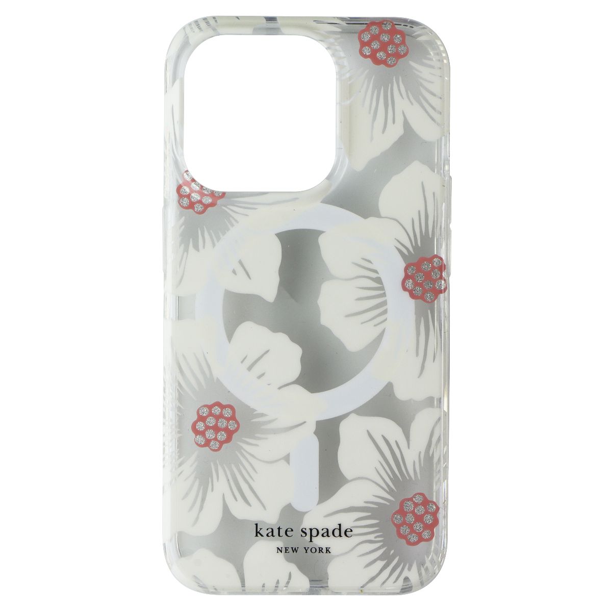 Kate Spade Case for MagSafe for Apple iPhone 15 Pro - Hollyhock Cream Cell Phone - Cases, Covers & Skins Kate Spade - Simple Cell Bulk Wholesale Pricing - USA Seller