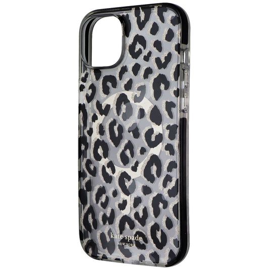 Kate Spade New York MagSafe Case for iPhone 15 Plus - City Leopard Glitter Cell Phone - Cases, Covers & Skins Kate Spade New York - Simple Cell Bulk Wholesale Pricing - USA Seller
