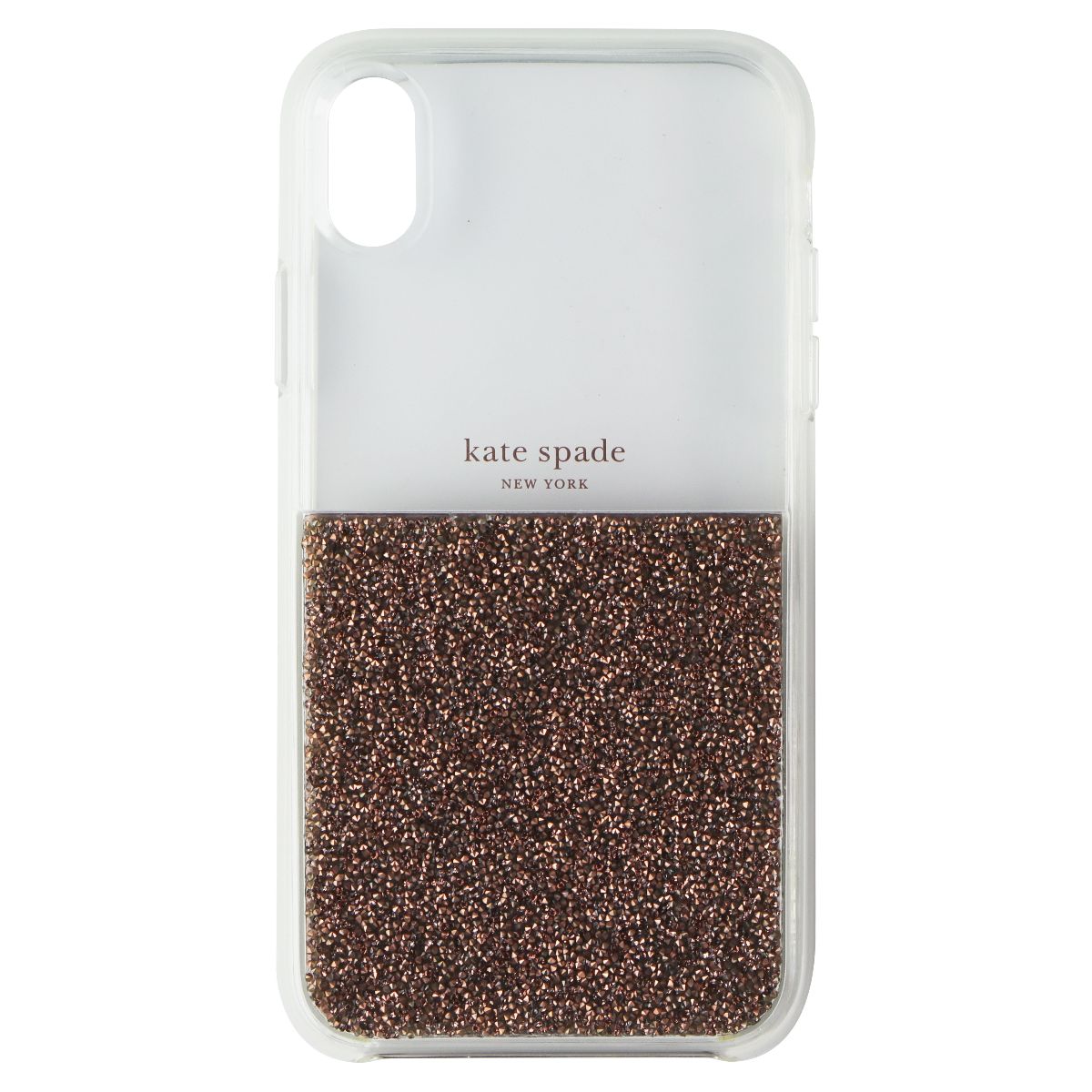 Kate Spade Clear Crystal Case for Apple iPhone XR - Rose Gold Cell Phone - Cases, Covers & Skins Kate Spade - Simple Cell Bulk Wholesale Pricing - USA Seller
