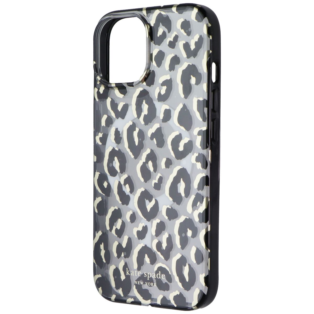 Kate Spade Protective Case for MagSafe for iPhone 15/14/13 - City Leopard Black Cell Phone - Cases, Covers & Skins Kate Spade - Simple Cell Bulk Wholesale Pricing - USA Seller