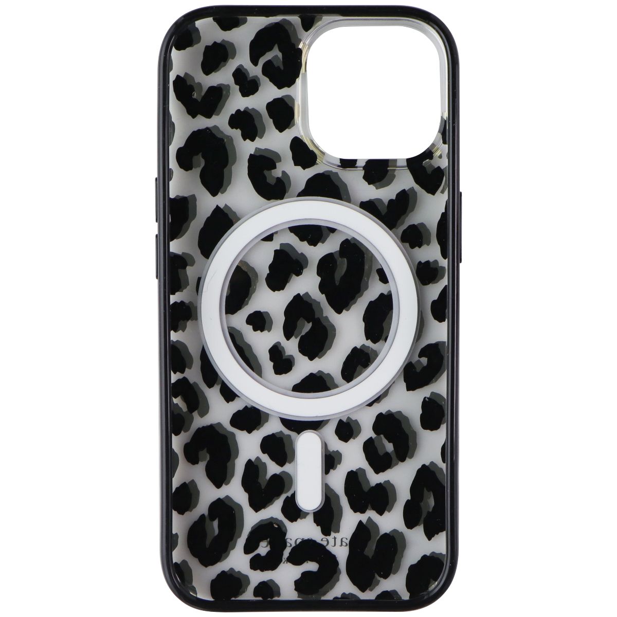 Kate Spade Protective Case for MagSafe for iPhone 15/14/13 - City Leopard Black Cell Phone - Cases, Covers & Skins Kate Spade - Simple Cell Bulk Wholesale Pricing - USA Seller