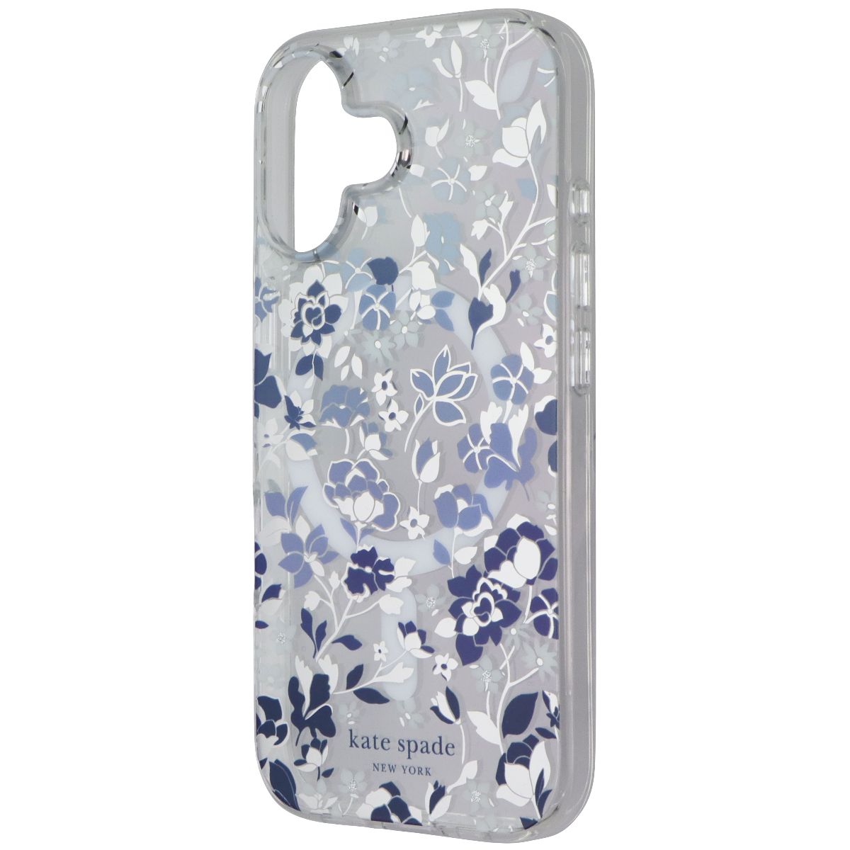 Kate Spade Protective Case for MagSafe for Apple iPhone 17 - Flowerbed Blue Gems