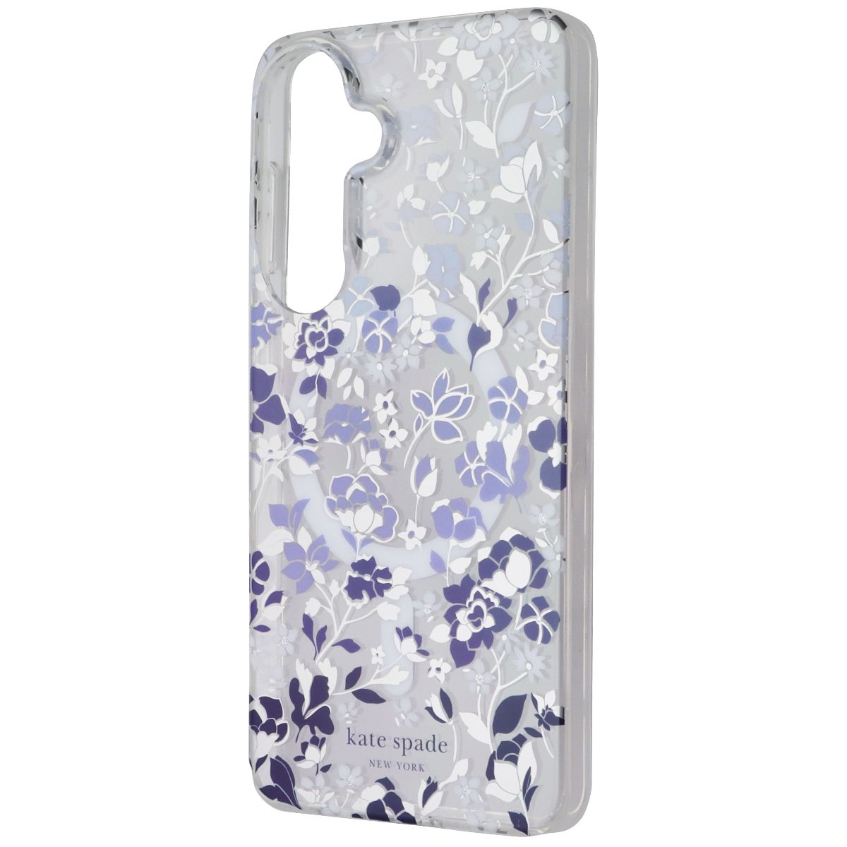 Kate Spade Protective Magnetic Case for Galaxy S26+ (Plus) - Flowerbed Blue Gems