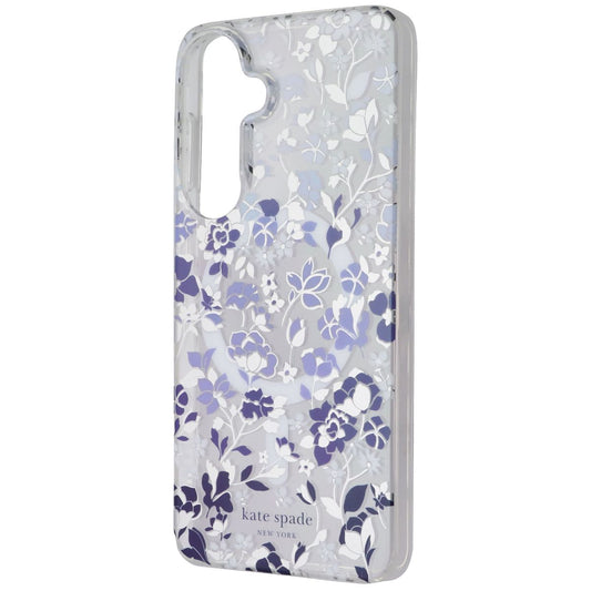Kate Spade Protective Magnetic Case for Galaxy S26+ (Plus) - Flowerbed Blue Gems