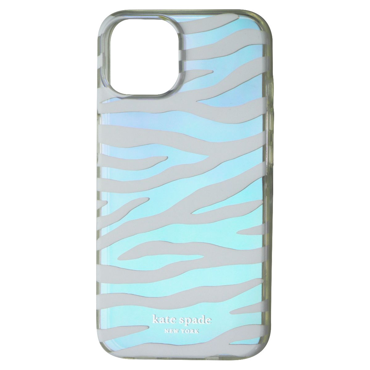 Kate Spade Protective Hardshell Case for Apple iPhone 14 - White Zebra Cell Phone - Cases, Covers & Skins Kate Spade - Simple Cell Bulk Wholesale Pricing - USA Seller