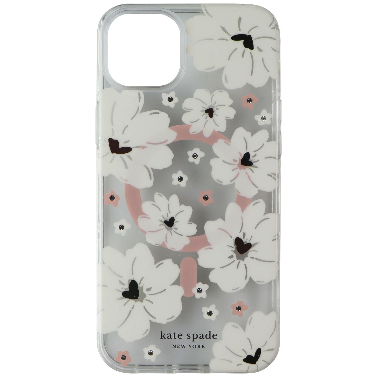 Kate Spade Hardshell Case for MagSafe for Apple iPhone 14 Plus - Classic Peony Cell Phone - Cases, Covers & Skins Kate Spade - Simple Cell Bulk Wholesale Pricing - USA Seller