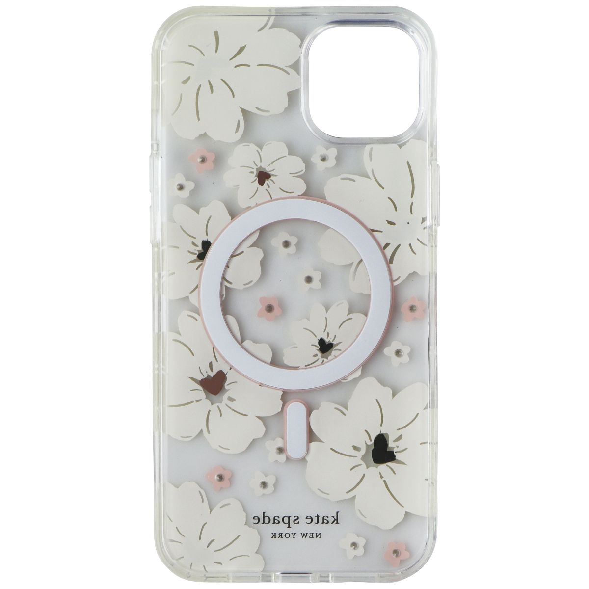 Kate Spade Hardshell Case for MagSafe for Apple iPhone 14 Plus - Classic Peony Cell Phone - Cases, Covers & Skins Kate Spade    - Simple Cell Bulk Wholesale Pricing - USA Seller