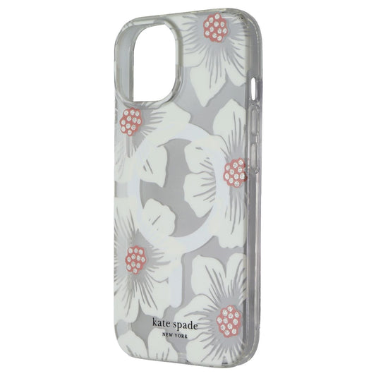 Kate Spade Case for MagSafe for Apple iPhone 15/14/13 - Hollyhock Cream Cell Phone - Cases, Covers & Skins Kate Spade - Simple Cell Bulk Wholesale Pricing - USA Seller