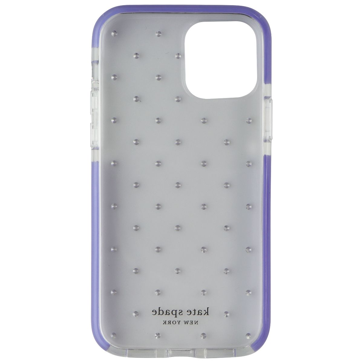 Kate Spade Defensive Hard Case for iPhone 12 Pro & iPhone 12 - Pin Dot Lilac