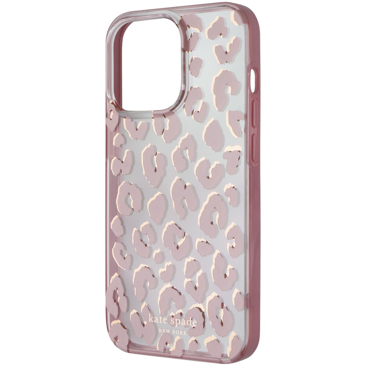 Kate Spade Protective Hardshell Case for iPhone 13 Pro - City Leopard Pink Cell Phone - Cases, Covers & Skins Kate Spade - Simple Cell Bulk Wholesale Pricing - USA Seller