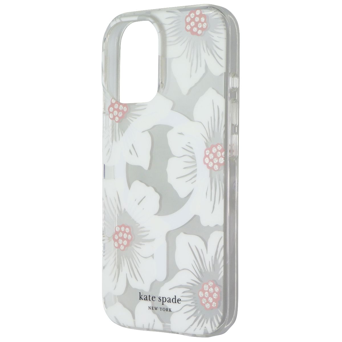 Kate Spade Protective Case for MagSafe for Apple iPhone 16 - Hollyhock Floral Cell Phone - Cases, Covers & Skins Kate Spade New York - Simple Cell Bulk Wholesale Pricing - USA Seller