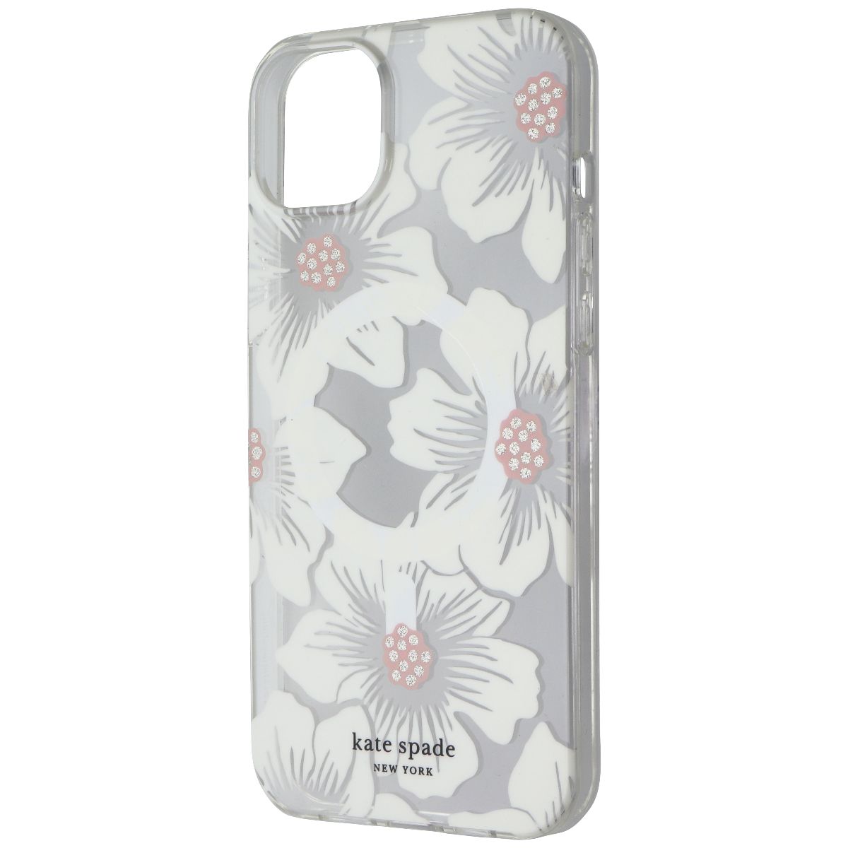 Kate Spade Hardshell Case for MagSafe for iPhone 14 Plus - Hollyhock Floral Cell Phone - Cases, Covers & Skins Kate Spade - Simple Cell Bulk Wholesale Pricing - USA Seller