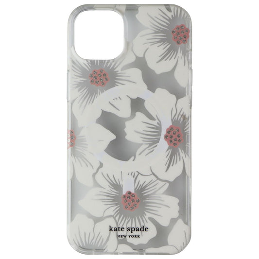 Kate Spade Hardshell Case for MagSafe for iPhone 14 Plus - Hollyhock Floral Cell Phone - Cases, Covers & Skins Kate Spade    - Simple Cell Bulk Wholesale Pricing - USA Seller