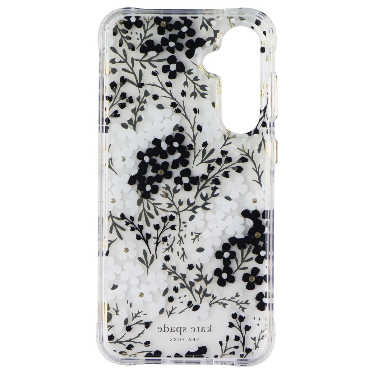 Kate Spade Protective Case for Samsung Galaxy S23 FE - Multi Floral Black/White Cell Phone - Cases, Covers & Skins Kate Spade - Simple Cell Bulk Wholesale Pricing - USA Seller