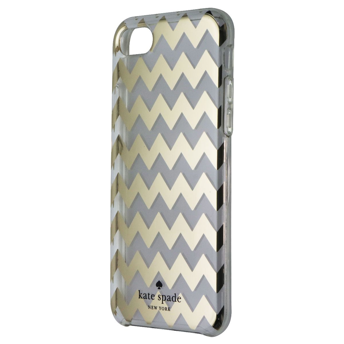 Kate Spade Hybrid Hardshell Case for Apple iPhone 6/6s - Clear / Gold Zig Zag Cell Phone - Cases, Covers & Skins Kate Spade - Simple Cell Bulk Wholesale Pricing - USA Seller