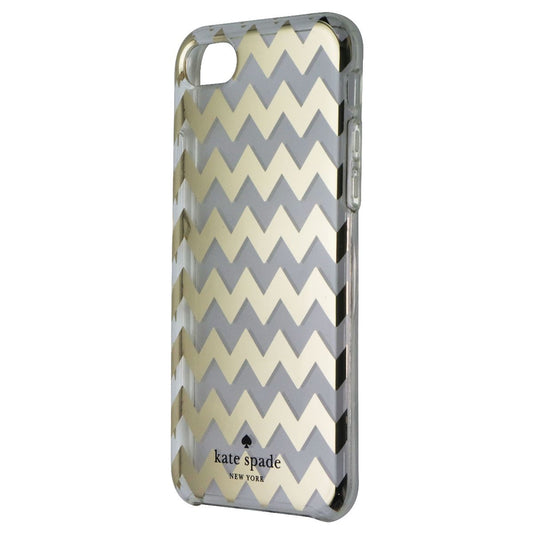 Kate Spade Hybrid Hardshell Case for Apple iPhone 6/6s - Clear / Gold Zig Zag Cell Phone - Cases, Covers & Skins Kate Spade - Simple Cell Bulk Wholesale Pricing - USA Seller