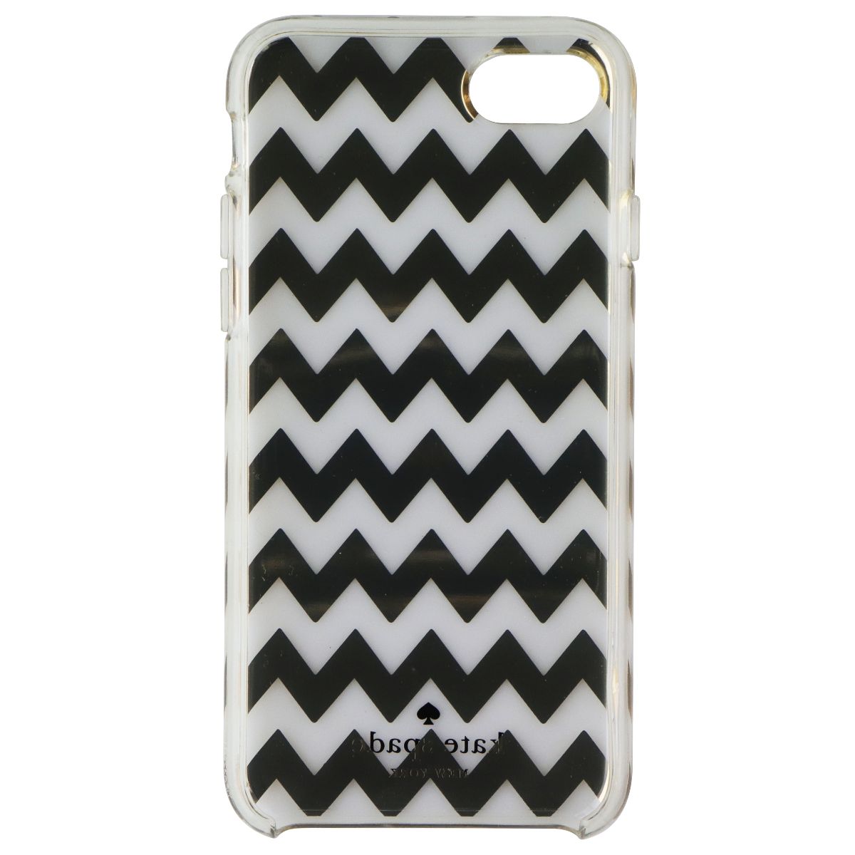 Kate Spade Hybrid Hardshell Case for Apple iPhone 6/6s - Clear / Gold Zig Zag