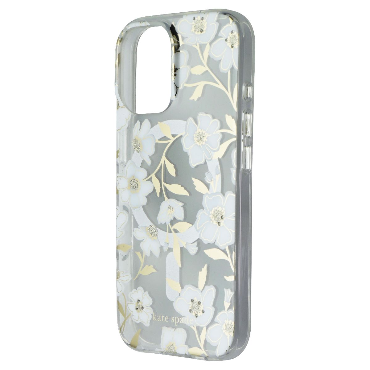 Kate Spade Protective MagSafe Case for Apple iPhone 16 - Sunshine Floral Gems Cell Phone - Cases, Covers & Skins Kate Spade - Simple Cell Bulk Wholesale Pricing - USA Seller