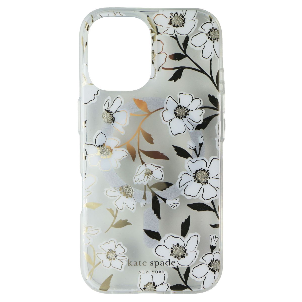 Kate Spade Protective MagSafe Case for Apple iPhone 16 - Sunshine Floral Gems Cell Phone - Cases, Covers & Skins Kate Spade - Simple Cell Bulk Wholesale Pricing - USA Seller