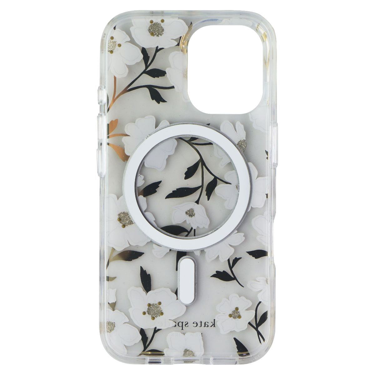 Kate Spade Protective MagSafe Case for Apple iPhone 16 - Sunshine Floral Gems Cell Phone - Cases, Covers & Skins Kate Spade - Simple Cell Bulk Wholesale Pricing - USA Seller
