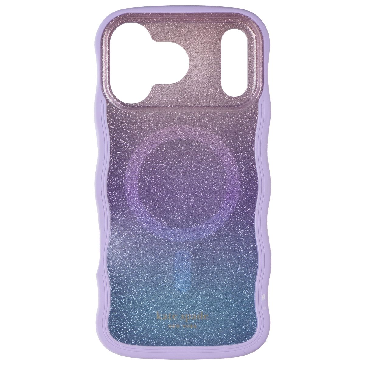 Kate Spade Wavy Case for MagSafe for Apple iPhone 17 Pro Max - Opal Glitter Cell Phone - Cases, Covers & Skins Kate Spade - Simple Cell Bulk Wholesale Pricing - USA Seller