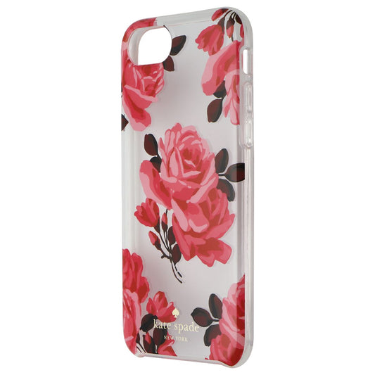 Kate Spade Protective Hardshell Case for Apple iPhone 7 - Clear/Pink Roses Cell Phone - Cases, Covers & Skins Kate Spade New York    - Simple Cell Bulk Wholesale Pricing - USA Seller