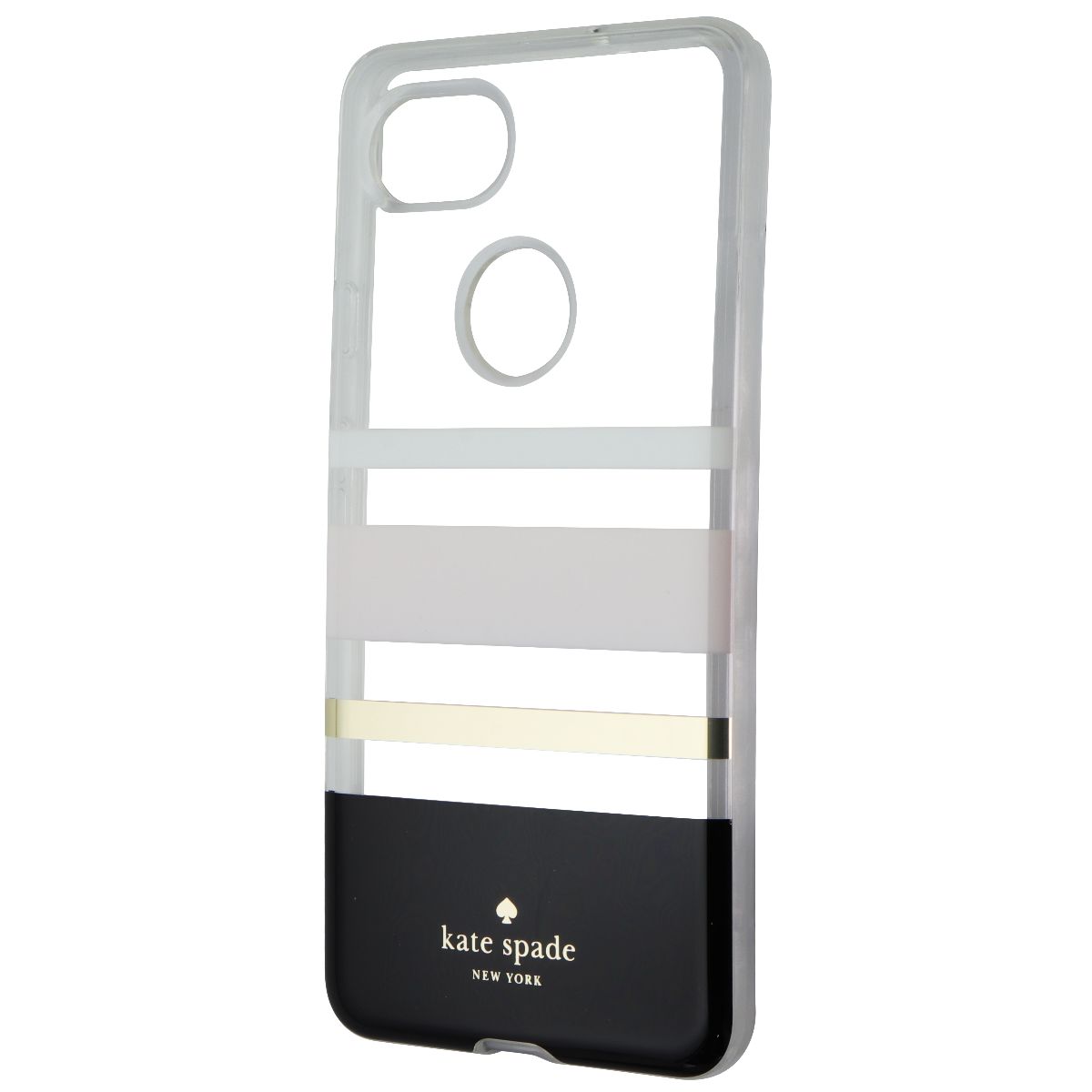 Kate Spade Flexible Hardshell Case For Google Pixel 2 XL White Clear (Charlotte) Cell Phone - Cases, Covers & Skins Kate Spade    - Simple Cell Bulk Wholesale Pricing - USA Seller