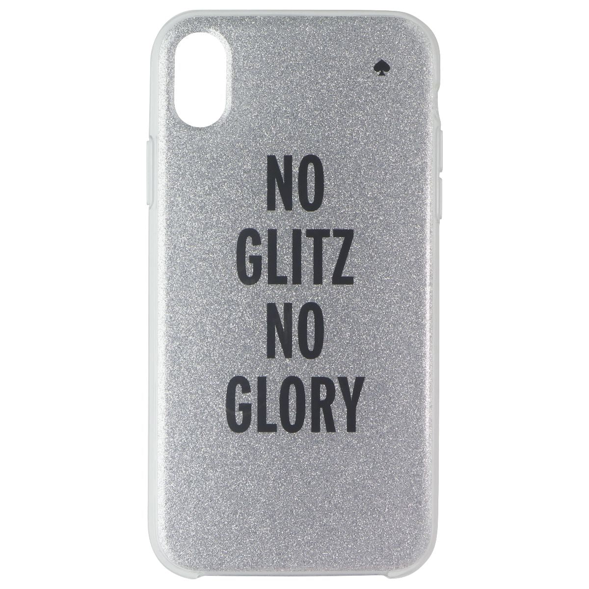 Kate Spade Protective Hardshell Case for Apple iPhone XR - No Glitz No Glory