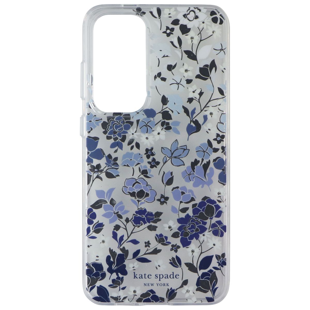 Kate Spade Protective Case for Samsung Galaxy S24 FE - Flowerbed Blue Gems