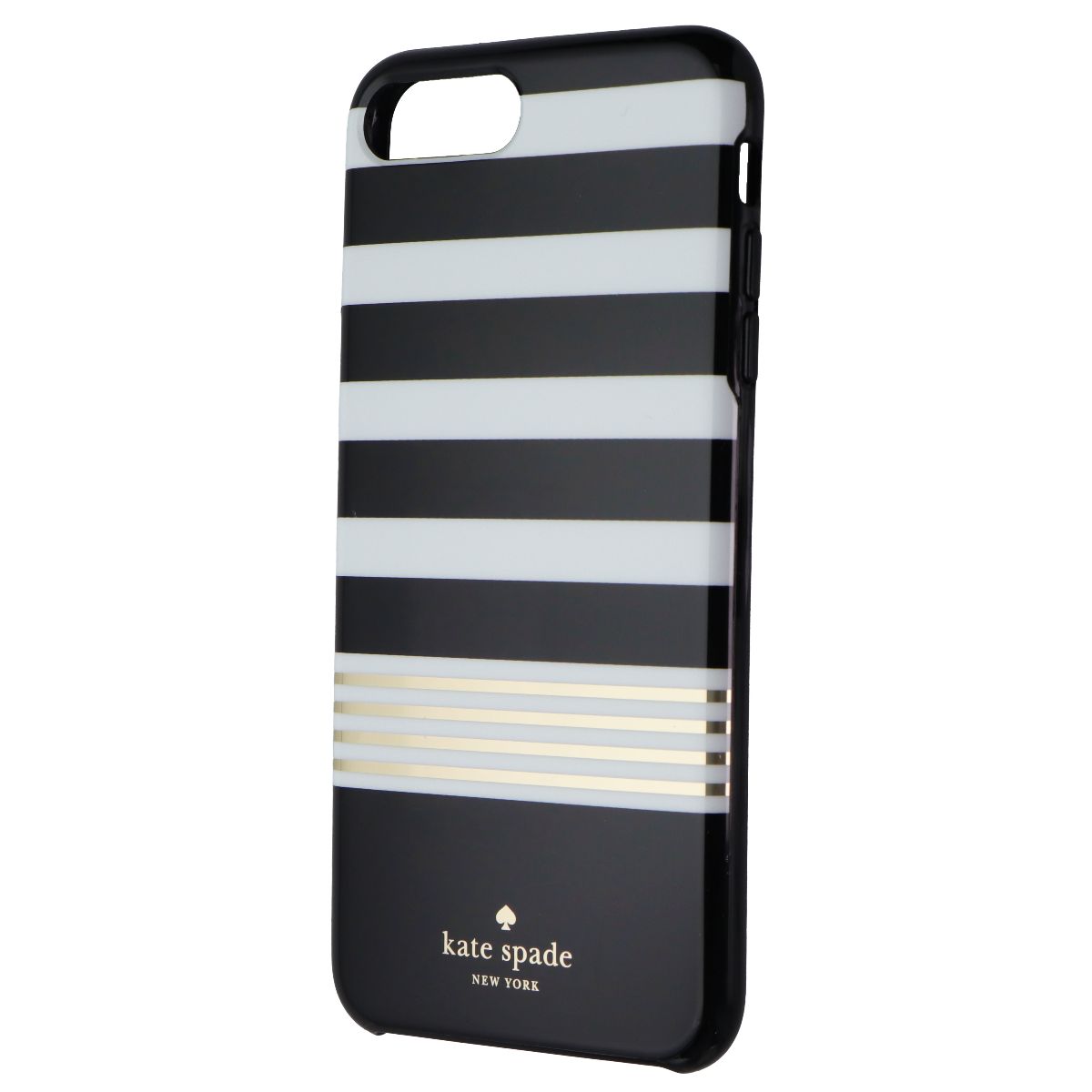 Kate Spade Protective Hardshell Case for Apple iPhone 8 Plus - Black/White Cell Phone - Cases, Covers & Skins Kate Spade - Simple Cell Bulk Wholesale Pricing - USA Seller