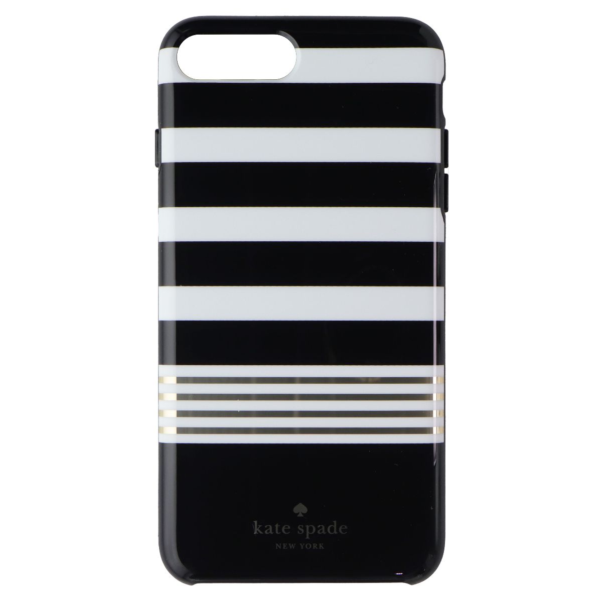 Kate Spade Protective Hardshell Case for Apple iPhone 8 Plus - Black/White Cell Phone - Cases, Covers & Skins Kate Spade - Simple Cell Bulk Wholesale Pricing - USA Seller