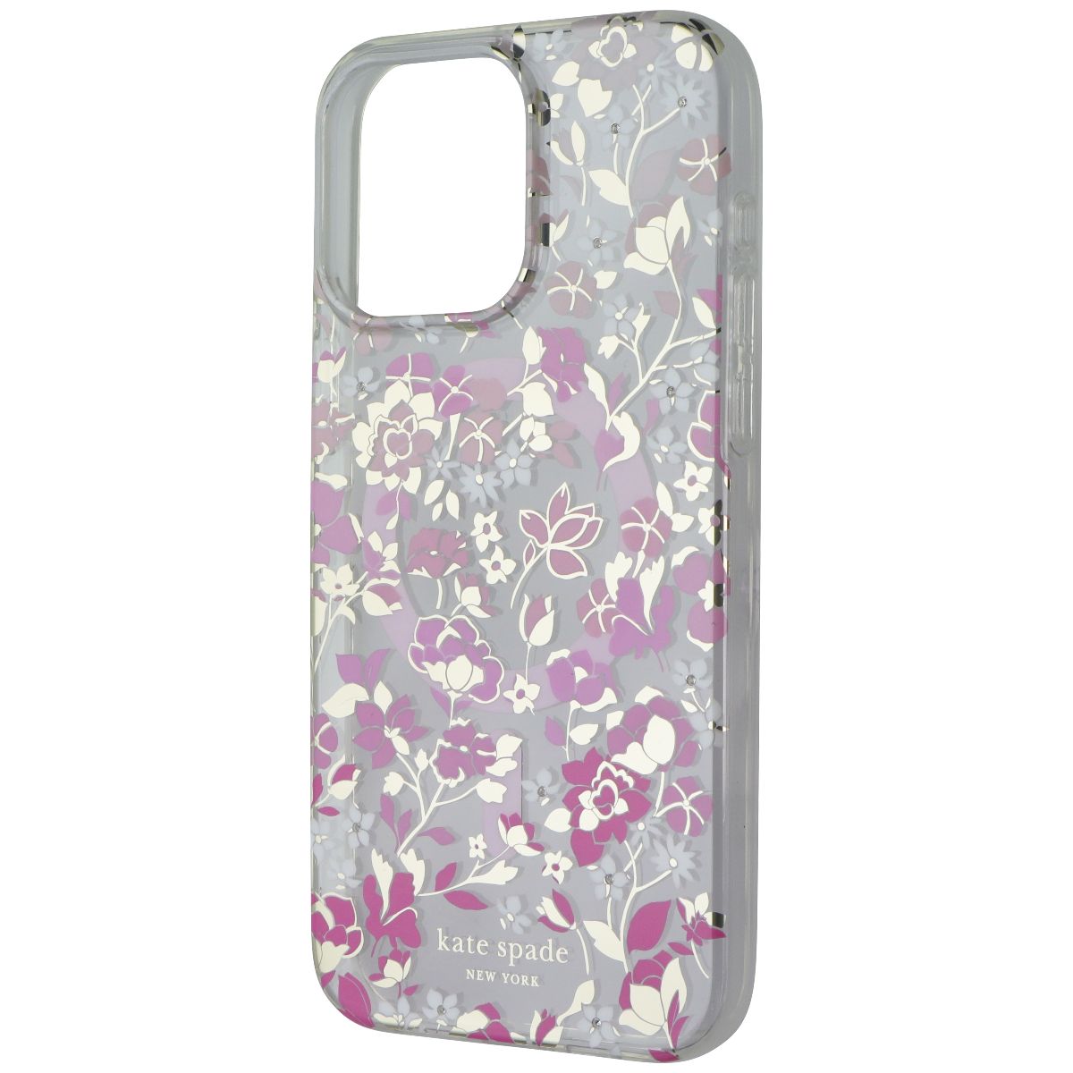 Kate Spade Protective Case for MagSafe for iPhone 15 Pro Max - Flowerbed Pink Cell Phone - Cases, Covers & Skins Kate Spade - Simple Cell Bulk Wholesale Pricing - USA Seller