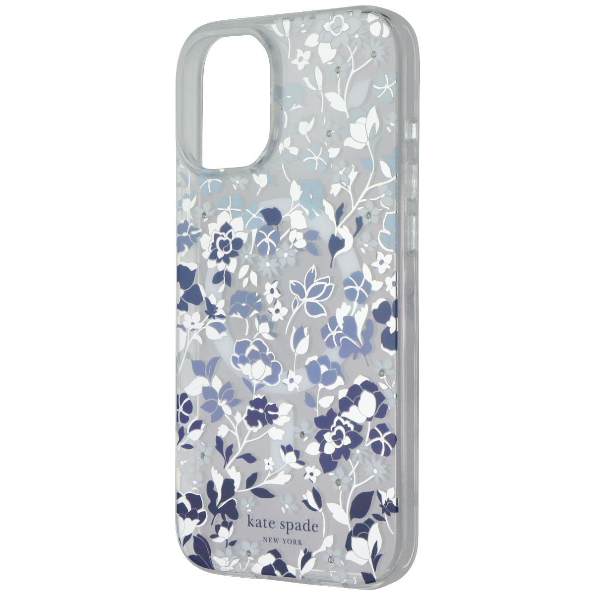 Kate Spade Protective Case for MagSafe for iPhone 16 Plus - Flowerbed Blue Gems Cell Phone - Cases, Covers & Skins Kate Spade - Simple Cell Bulk Wholesale Pricing - USA Seller