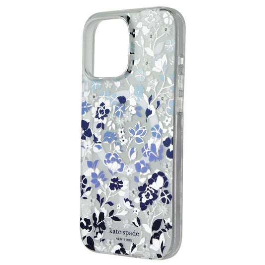 Kate Spade Protective Case (MagSafe) for iPhone 16 Pro Max - Flowerbed Blue Gems