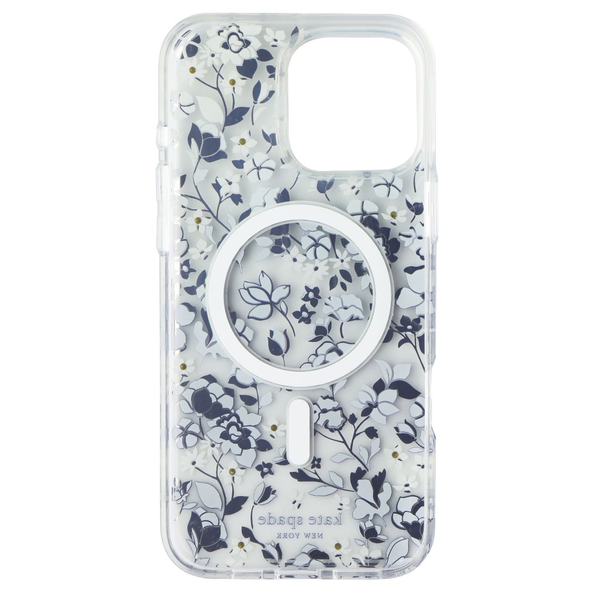Kate Spade Protective Case (MagSafe) for iPhone 16 Pro Max - Flowerbed Blue Gems Cell Phone - Cases, Covers & Skins Kate Spade - Simple Cell Bulk Wholesale Pricing - USA Seller