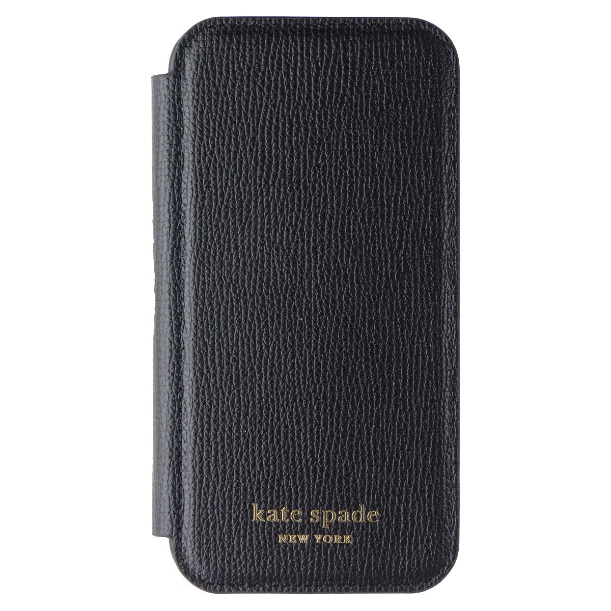 Kate Spade Wrap Folio Wallet Case for Apple iPhone 12 / 12 Pro - Black Crumbs Cell Phone - Cases, Covers & Skins Kate Spade - Simple Cell Bulk Wholesale Pricing - USA Seller