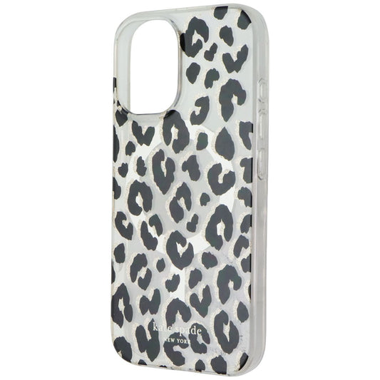 Kate Spade Protective Case for MagSafe for Apple iPhone 16 - Glitter Leopard Cell Phone - Cases, Covers & Skins Kate Spade - Simple Cell Bulk Wholesale Pricing - USA Seller
