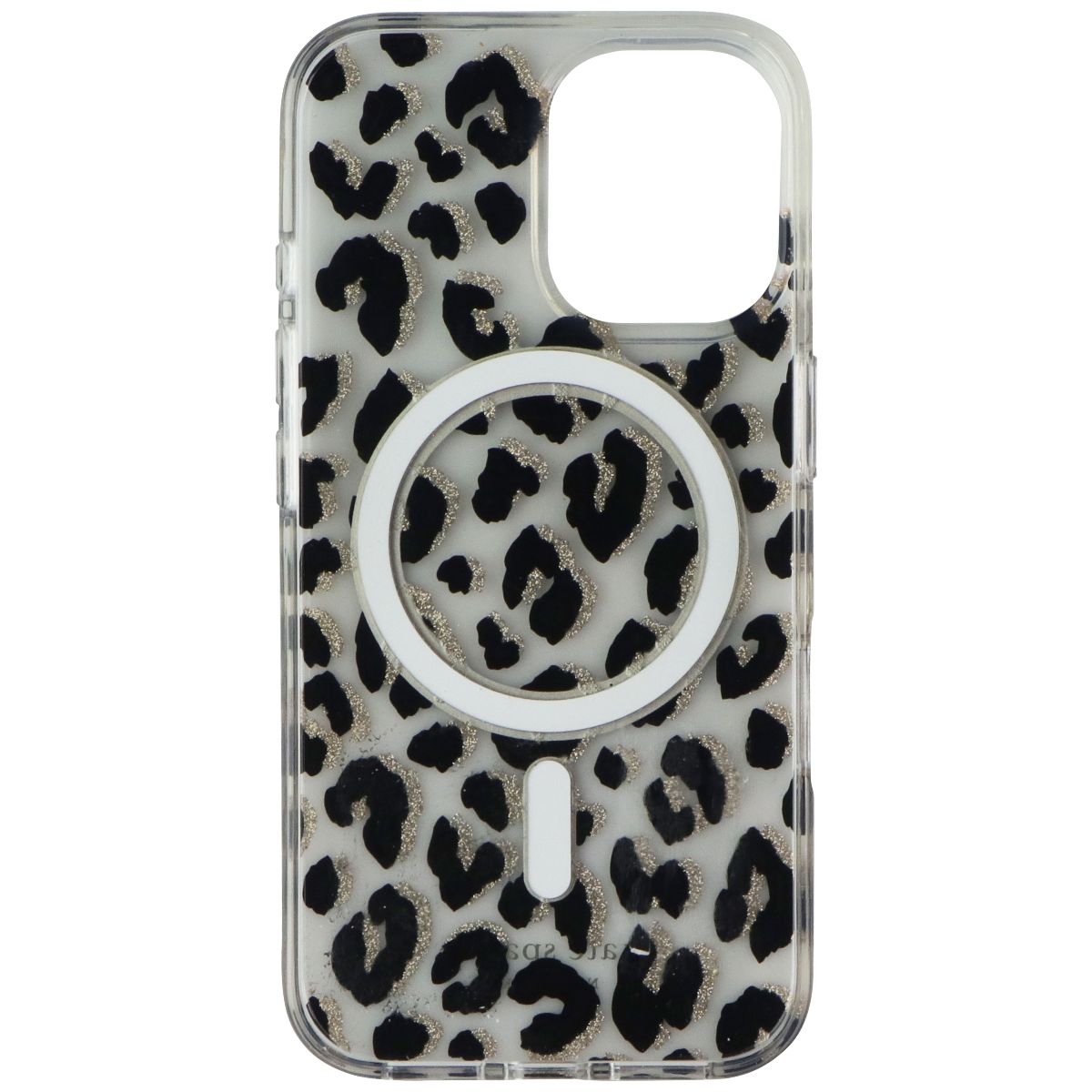 Kate Spade Protective Case for MagSafe for Apple iPhone 16 - Glitter Leopard Cell Phone - Cases, Covers & Skins Kate Spade - Simple Cell Bulk Wholesale Pricing - USA Seller
