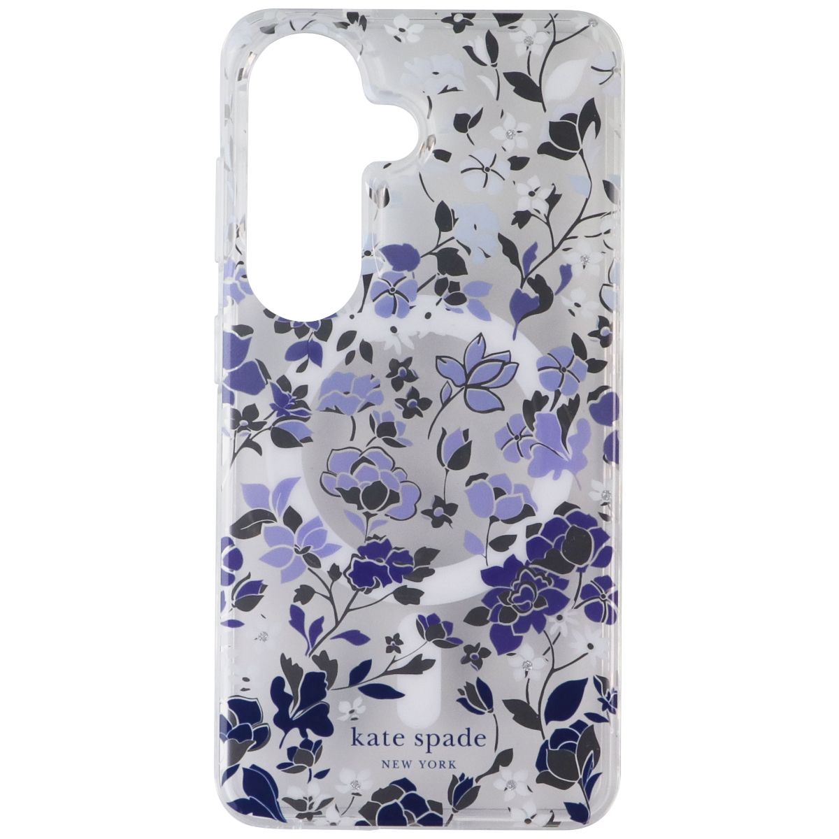 Kate Spade Case for MagSafe for Samsung Galaxy S26 - Flowerbed Blue Gems