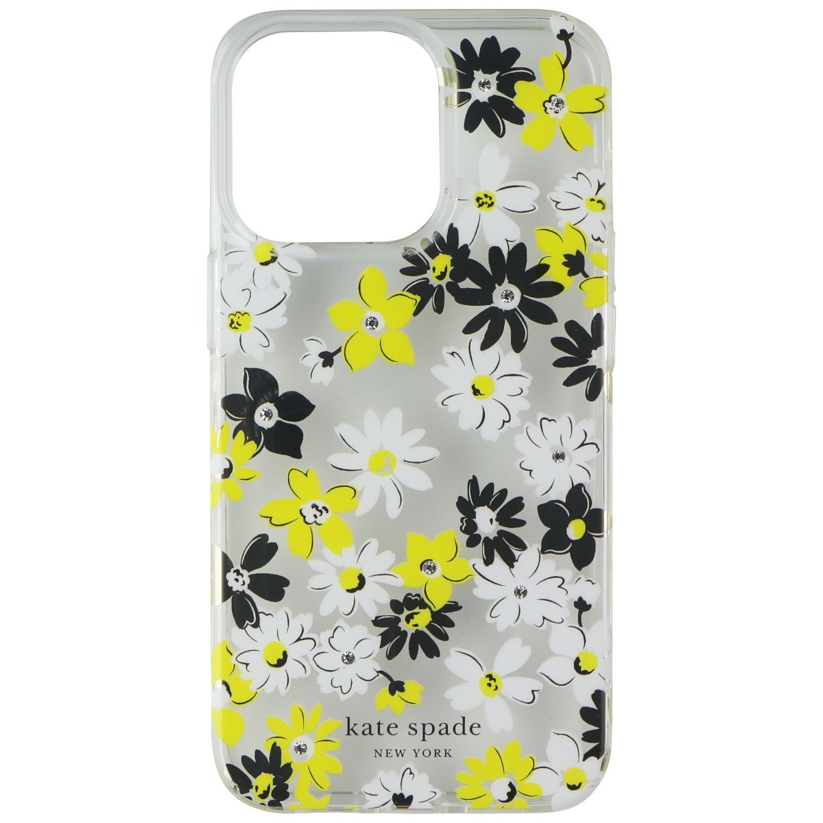 Kate Spade Protective Hardshell Case for iPhone 13 Pro - Yellow Floral Medley Cell Phone - Cases, Covers & Skins Kate Spade - Simple Cell Bulk Wholesale Pricing - USA Seller