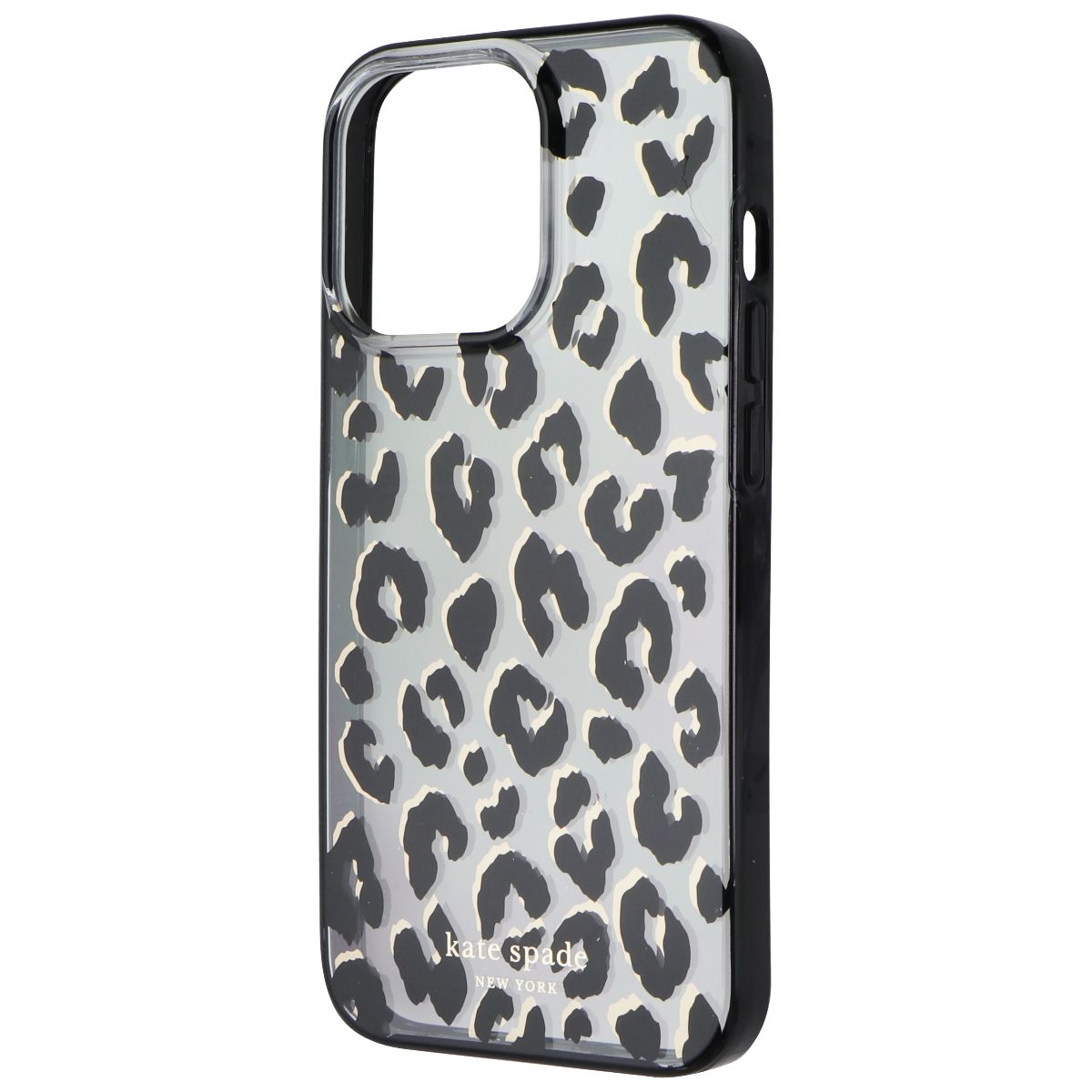 Kate Spade Protective Hardshell Case for iPhone 13 Pro - City Leopard Black Cell Phone - Cases, Covers & Skins Kate Spade - Simple Cell Bulk Wholesale Pricing - USA Seller