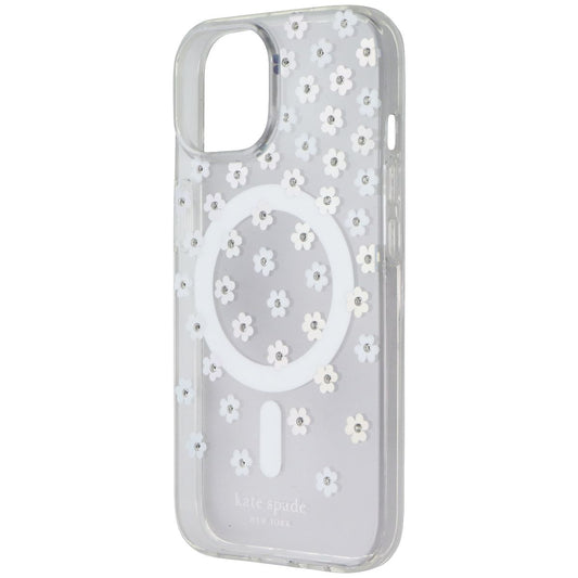 Kate Spade Protective Case for MagSafe for Apple iPhone 15 - Scattered Flowers Cell Phone - Cases, Covers & Skins Kate Spade - Simple Cell Bulk Wholesale Pricing - USA Seller