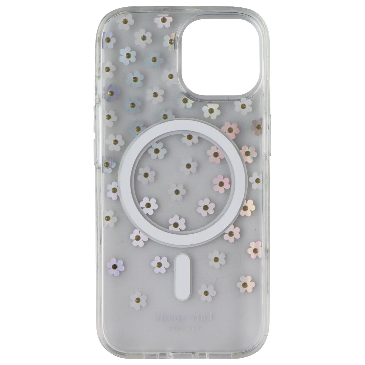Kate Spade Protective Case for MagSafe for Apple iPhone 15 - Scattered Flowers Cell Phone - Cases, Covers & Skins Kate Spade - Simple Cell Bulk Wholesale Pricing - USA Seller